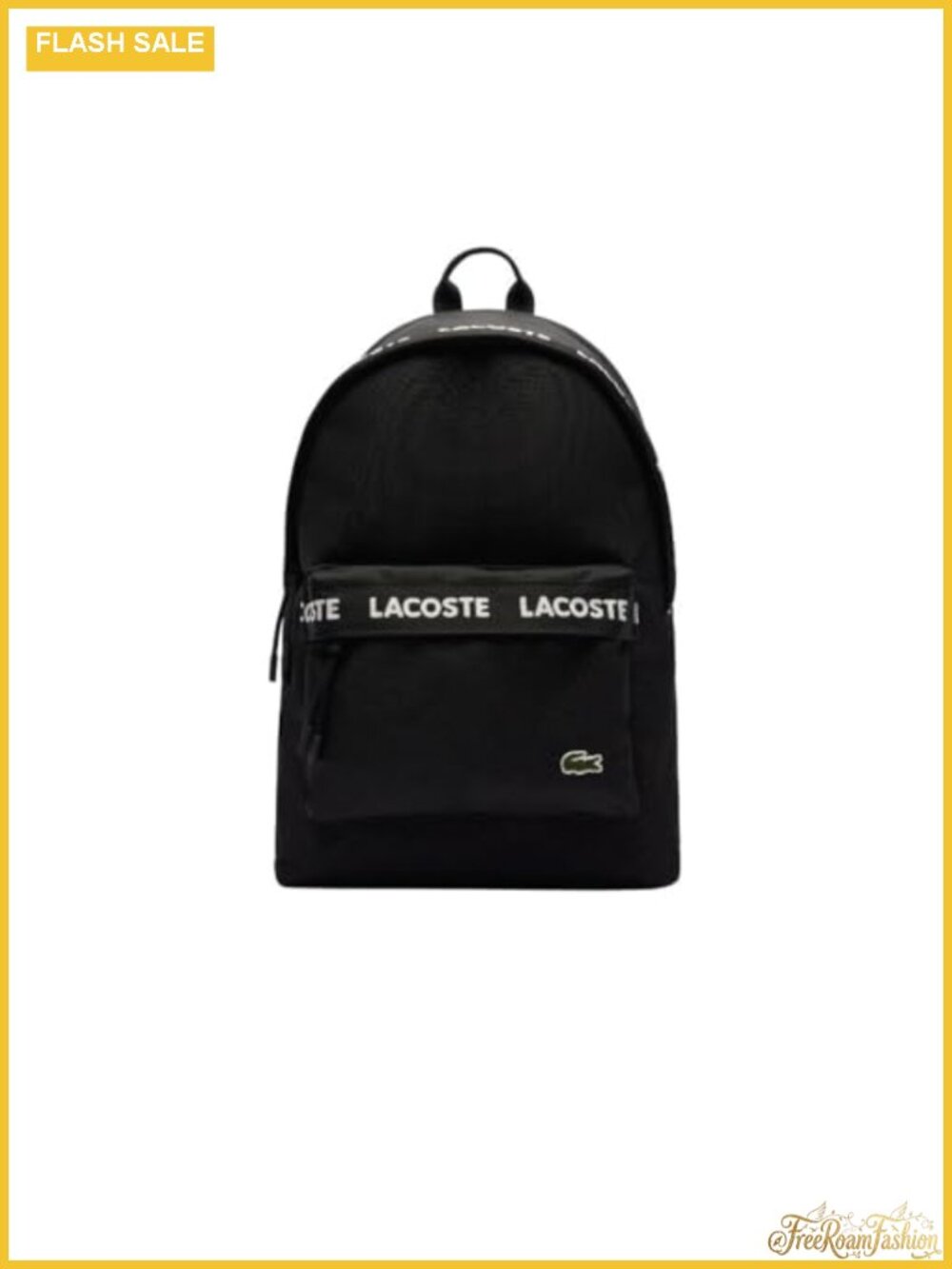 Lacoste Unisex Neocroc Seasonal Backpack - 15" Laptop Compartment, Adjustable